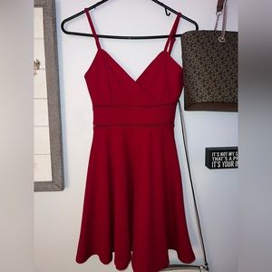 Cute red dress